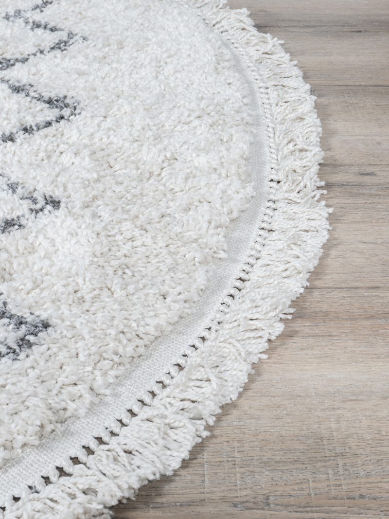 Vloerkleed Marrakesh Cream Rond ø120 cm