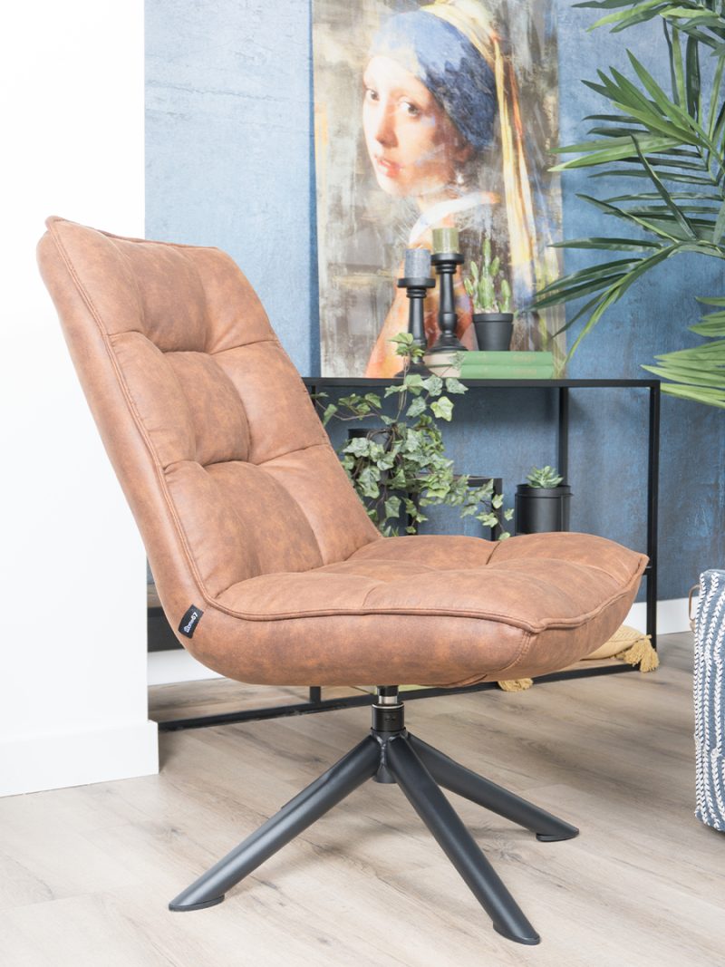 Fauteuil Dorus Cowboy - Cognac 215