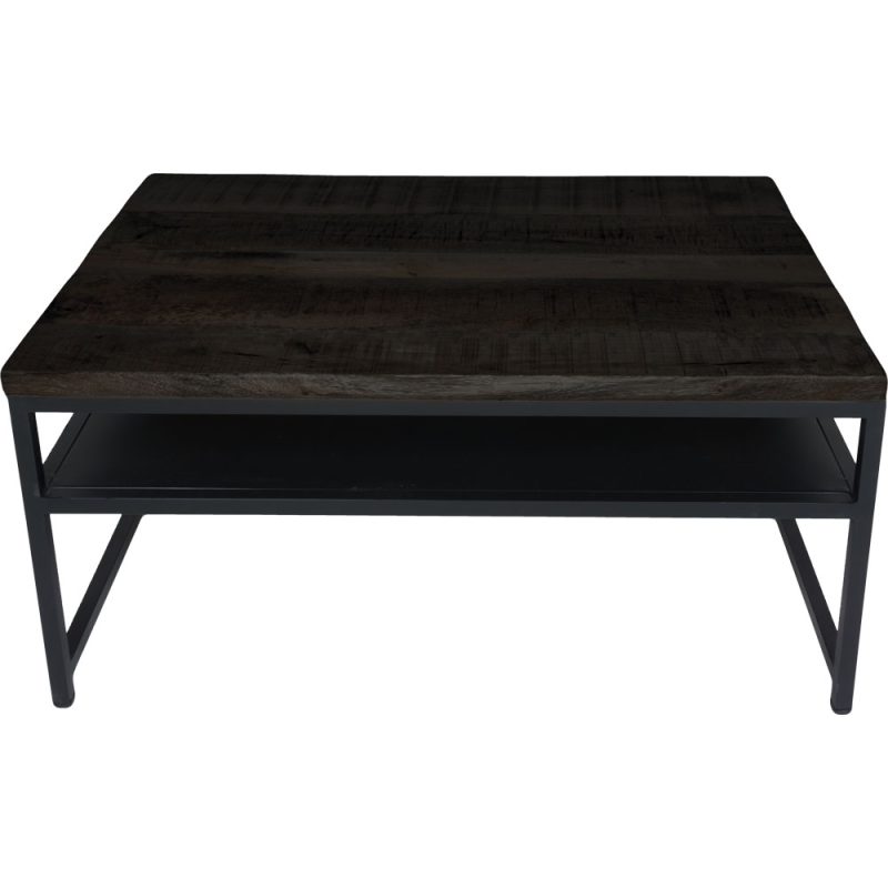 Salontafel Delhi Zwart Mangohout 42 x 91 x 61 cm